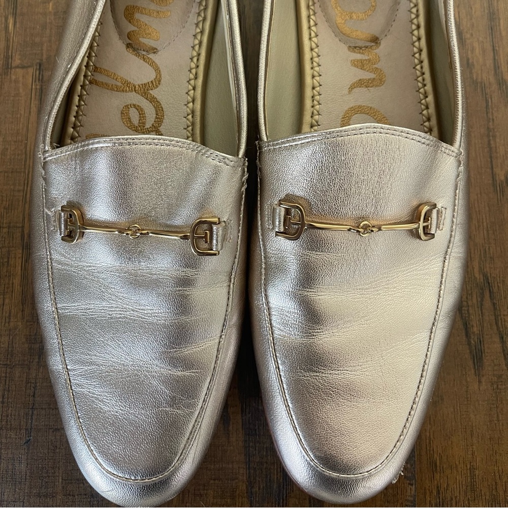 Sam Edelman Loraine Loafers Gold Leaf - Picture 3 of 4